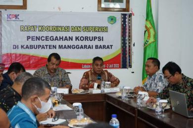 KPK Bersama Pemkab Mabar Gelar Rakor Supervisi Pencegahan Korupsi di Labuan Bajo