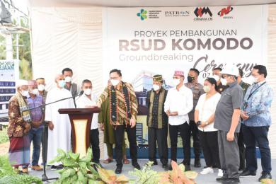 Peletakan Batu Pertama Pembangunan RSUD Komodo Wings Internasional Labuan Bajo